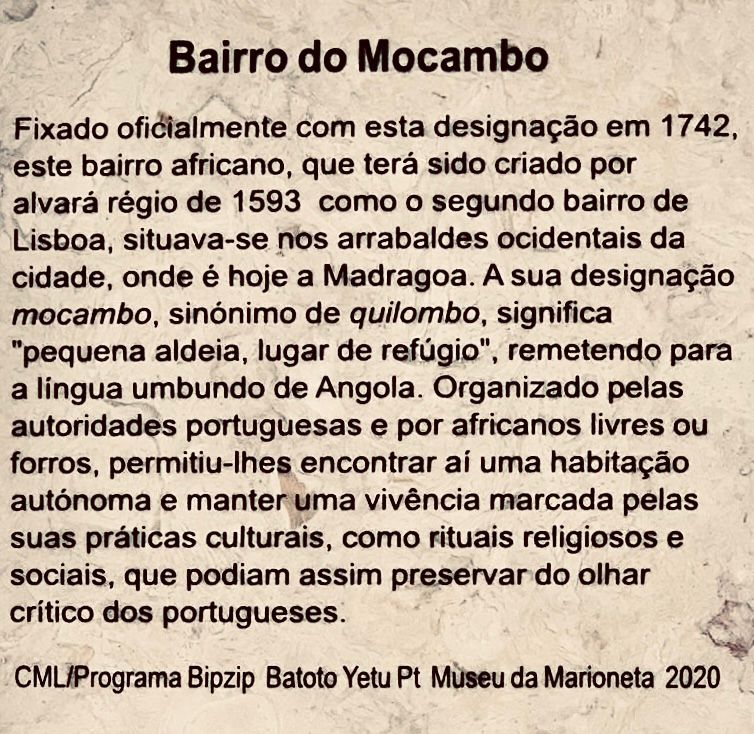 Plaque #5: Bairro do Mocambo