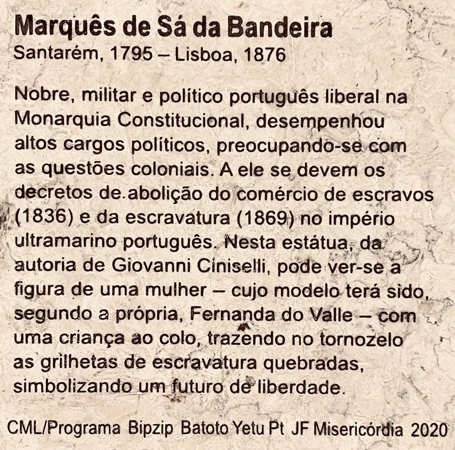 Plaque #8: Marquês De Sá Da Bandeira